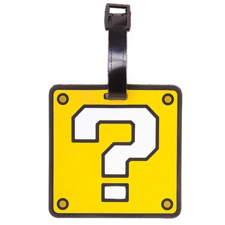 Super Mario - Question Block Luggage Tag